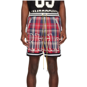 Rhude Multi flannel court short